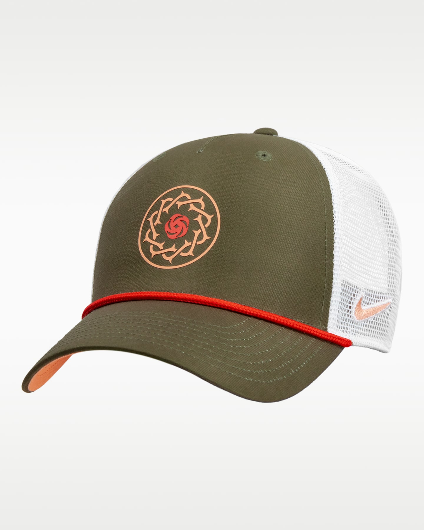 Кепка-тракер Nike Portland Thorns Rise Rope, цвет: Белый / Чёрный — фото 3
