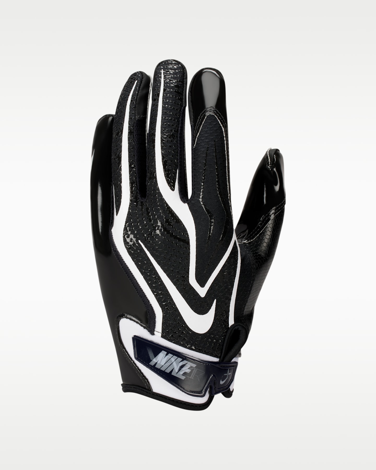 Мужские перчатки Nike Vapor Jet 9.0 Football (1 Pair), цвет: Чёрный / Белый — фото 2