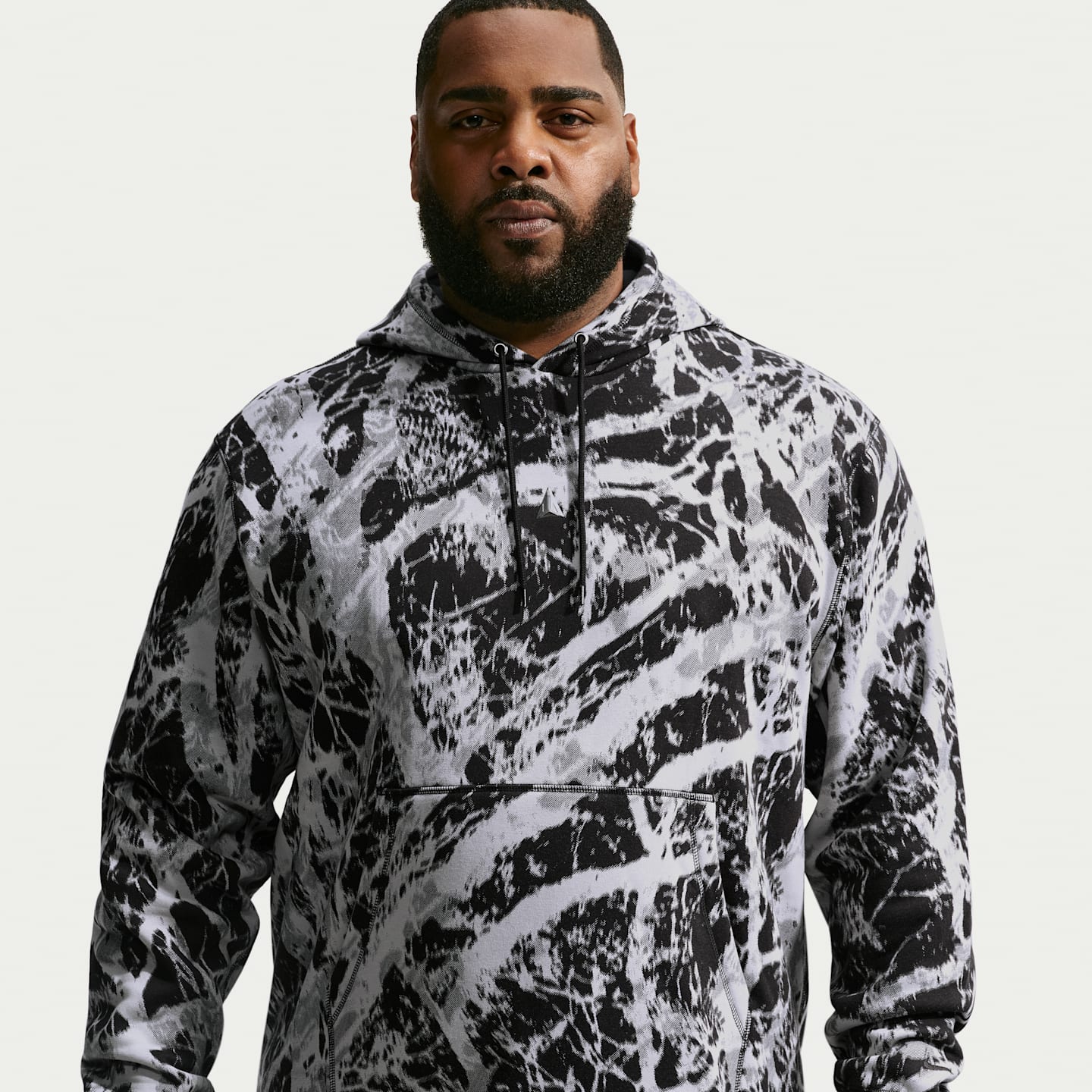 Мужское баскетбольное худи Nike Ja Club, цвет: Чёрный — фото 7