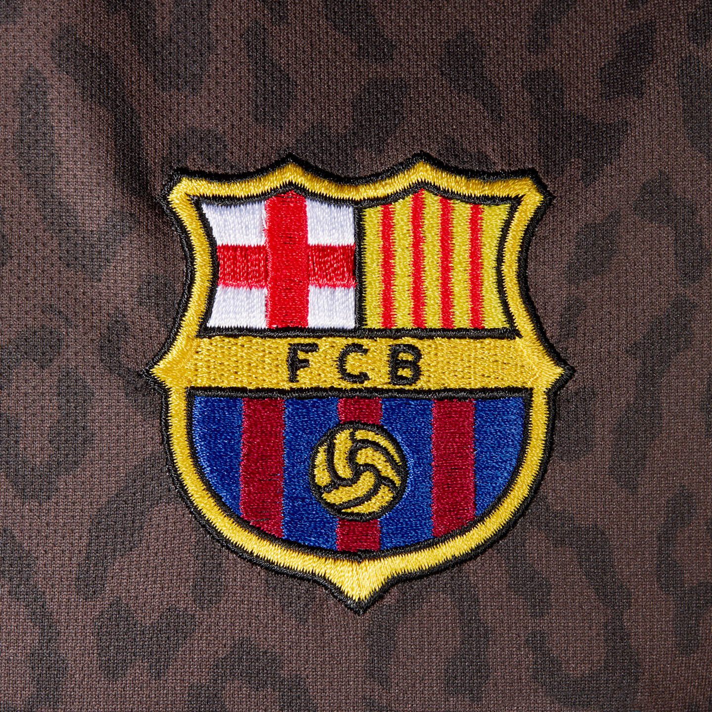 Мужской топ Nike FC Barcelona x Golf Wang Dri-FIT Soccer Long-Sleeve, цвет: Коричневый — фото 3