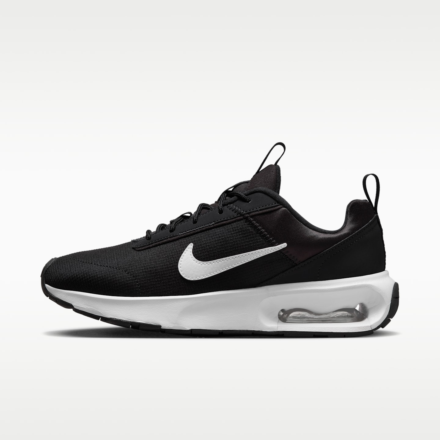 Женские кроссовки Nike Air Max Intrlk Lite, цвет: Чёрный / Белый — фото 1