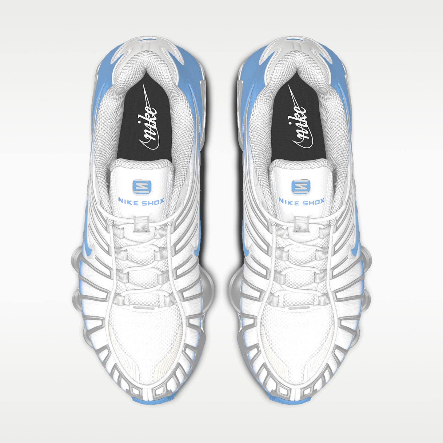 Женские кроссовки Nike Shox TL By You Custom, цвет: Разноцветный — фото 4