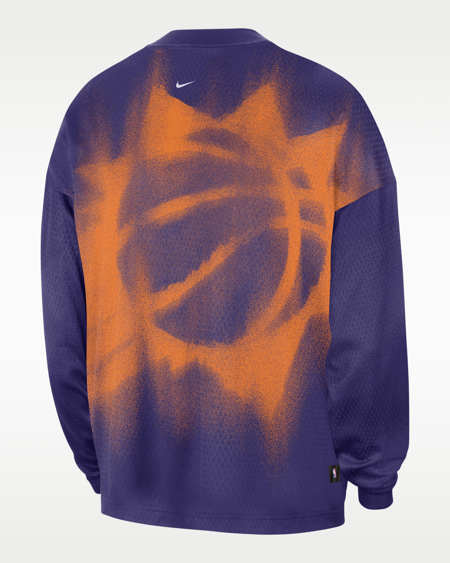 Мужской баскетбольный лонгслив Nike Phoenix Suns Standard Issue, цвет: Орхидея — фото 3