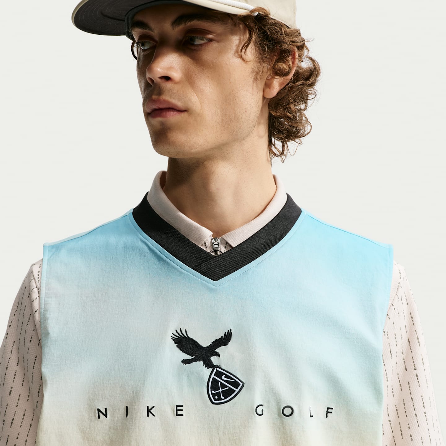 Ветрозащитный жилет для гольфа Nike Fairway Fresh, цвет: Чёрный — фото 3