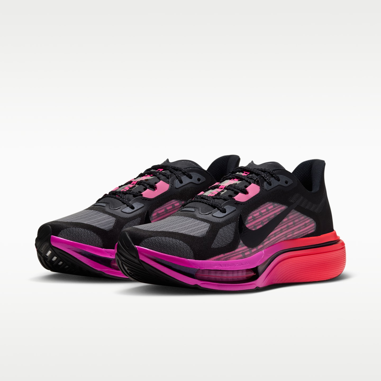 Женские кроссовки Nike Pegasus Plus 2 Road Running, цвет: Чёрный / Розовый — фото 5