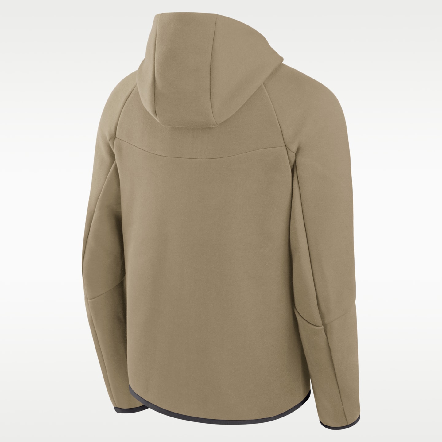 Мужская куртка Jordan Brand North Carolina Tech Fleece Windrunner на молнии с капюшоном, цвет: Оливковый — фото 2