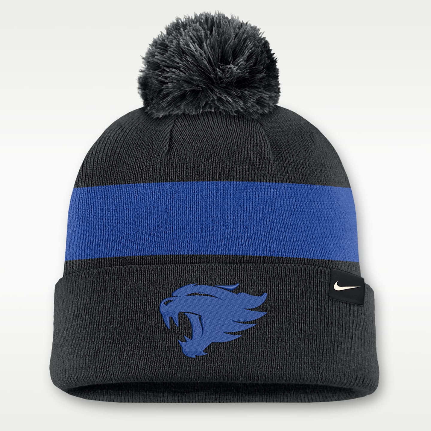 Мужская шапка-бини Nike College Kentucky Peak с отворотом, цвет: Чёрный — фото 2