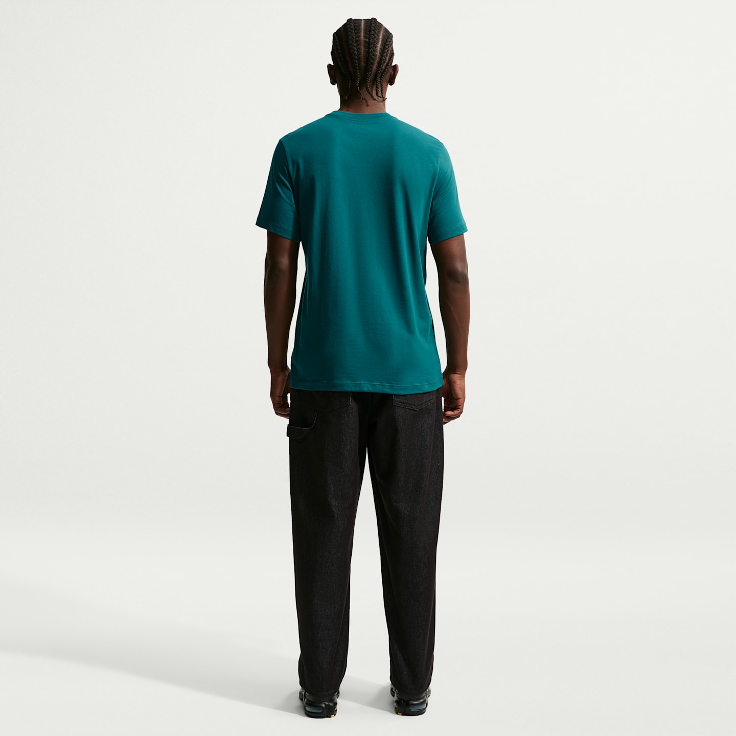 Мужская футбольная футболка Nike Brazil, цвет: Бирюзовый — фото 5