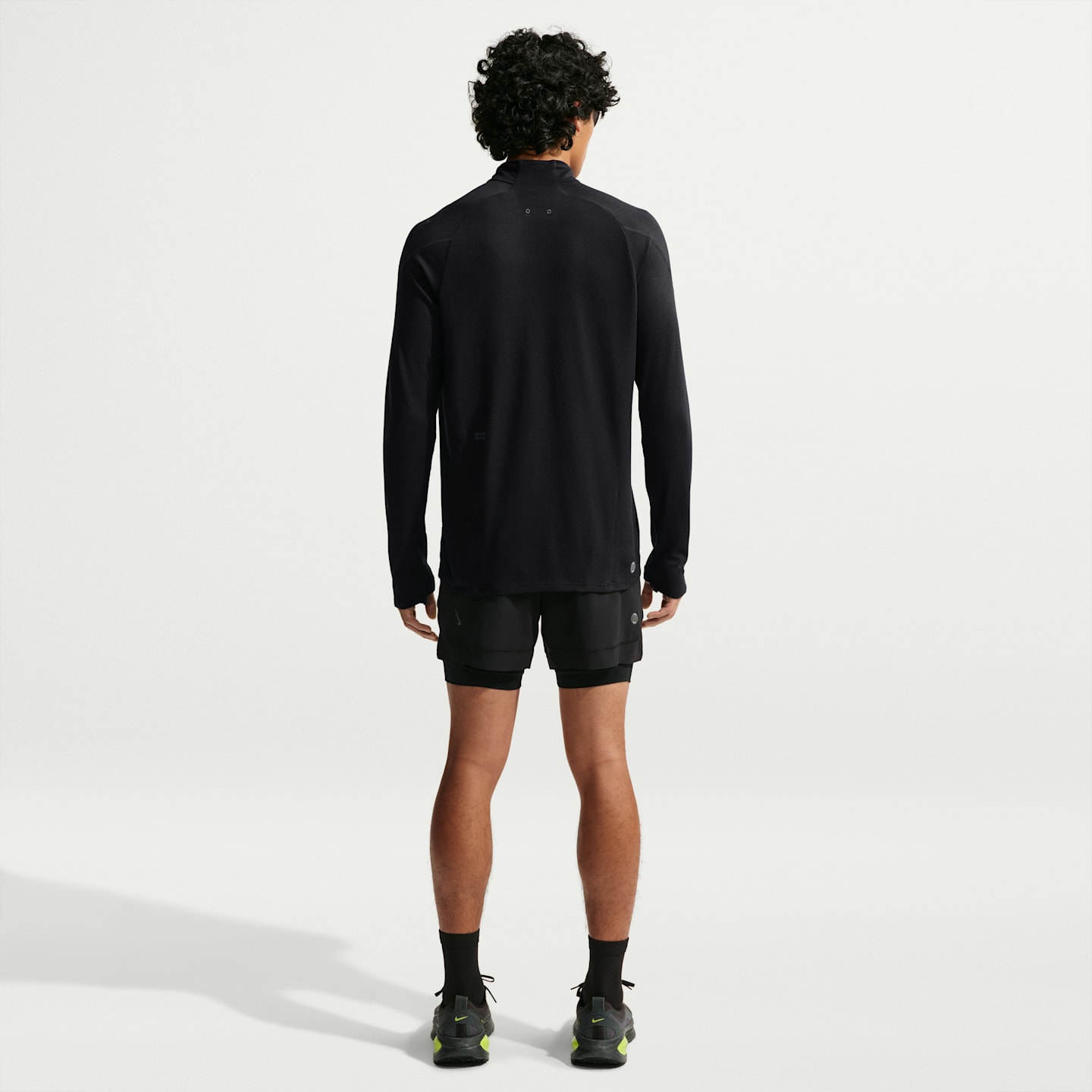 Мужские кроссовки NikeLab Running Wool-Blend Mid Layer, цвет: Чёрный / Антрацитовый — фото 5