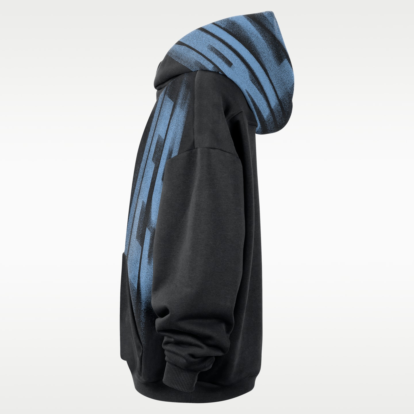 Мужское худи Nike Memphis Grizzlies Standard Issue Therma-FIT Fleece Basketball, цвет: Чёрный / Белый — фото 3