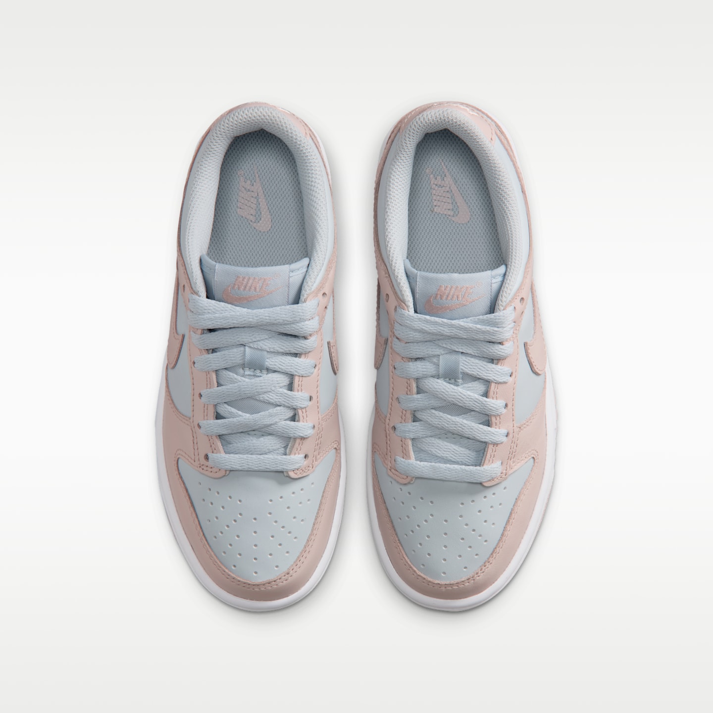Детские кроссовки Nike Dunk Low Baby/Toddler Shoes, цвет: Белый / Красный, вариант 1 — фото 4