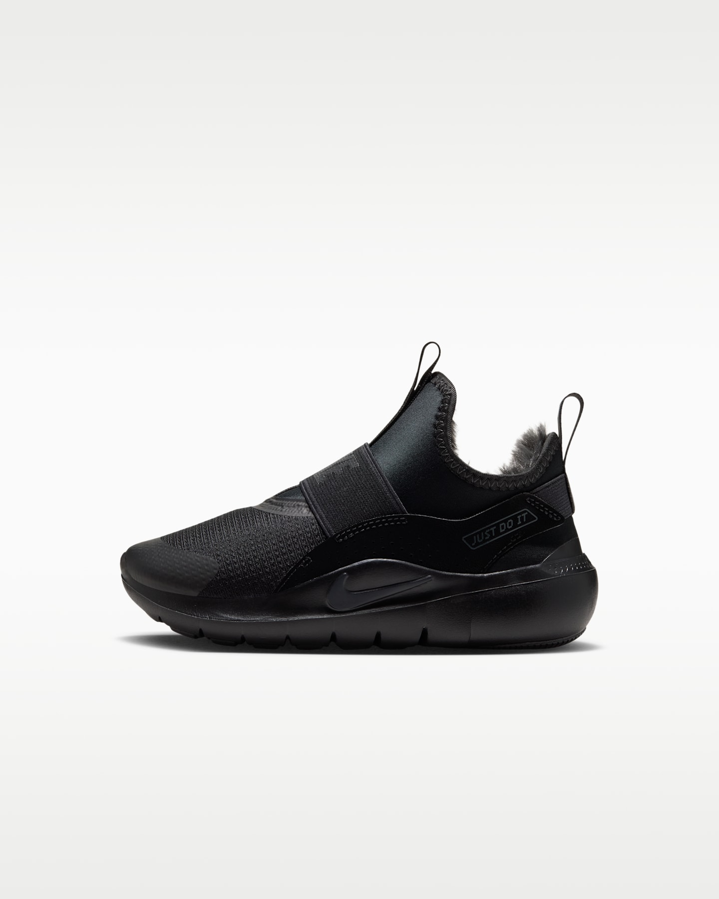 Детские утеплённые кроссовки Nike Flex Runner для малышей, цвет: Чёрный / Серый — фото 9