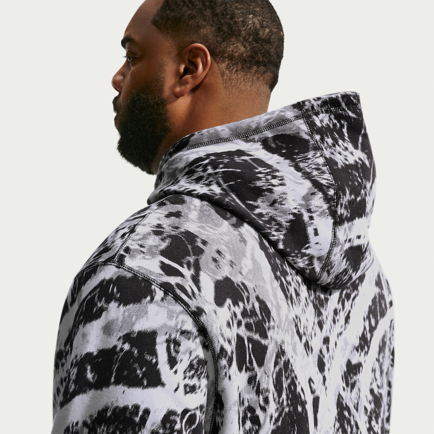 Мужское баскетбольное худи Nike Ja Club, цвет: Чёрный — фото 8