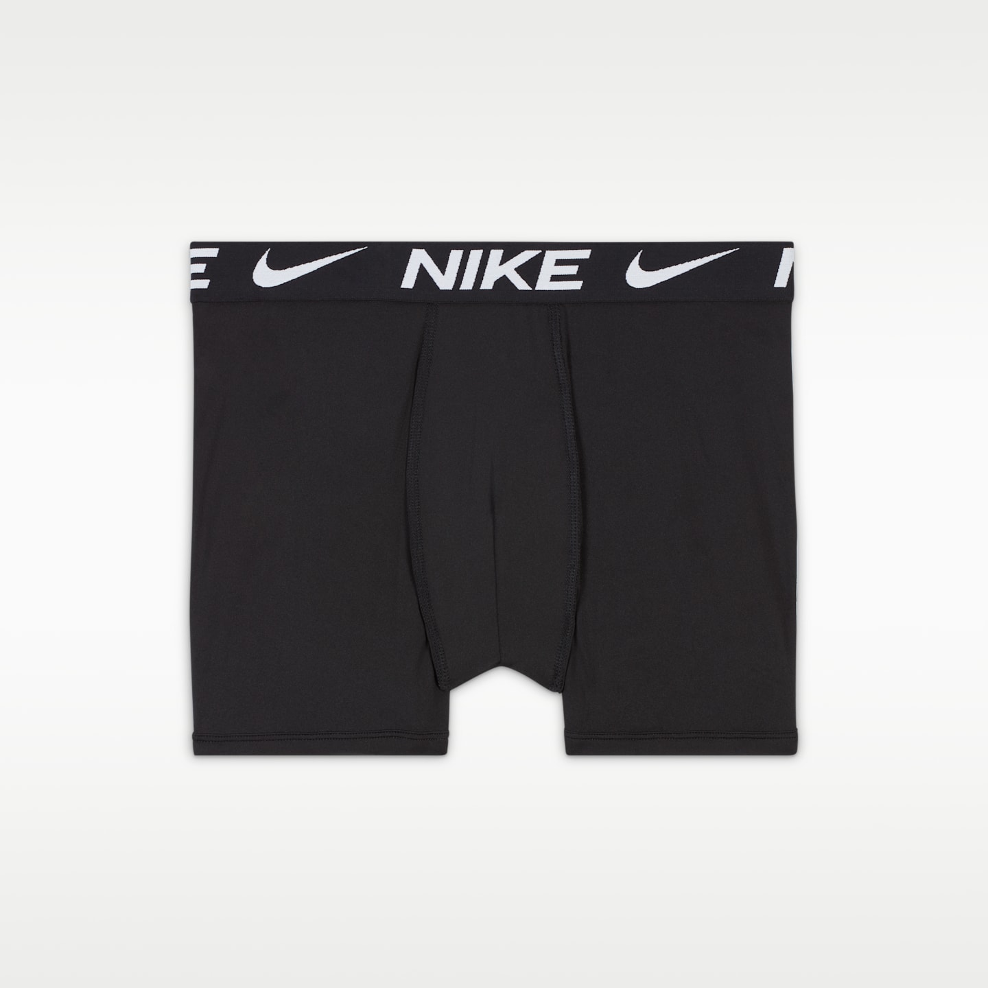 Детские однотонные боксёры Nike Dri-FIT, 3 шт, цвет: Чёрный — фото 4
