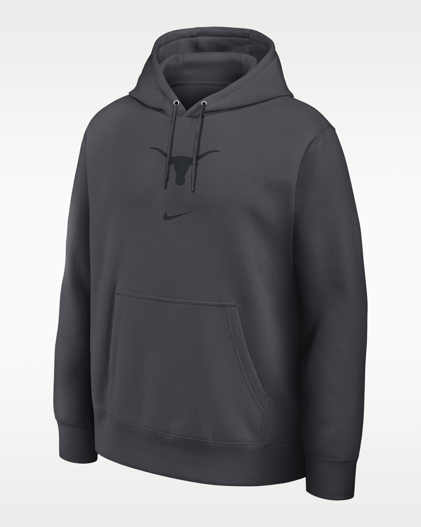 Мужское худи Nike Texas Washed Club College Pullover, цвет: Антрацитовый — фото 3