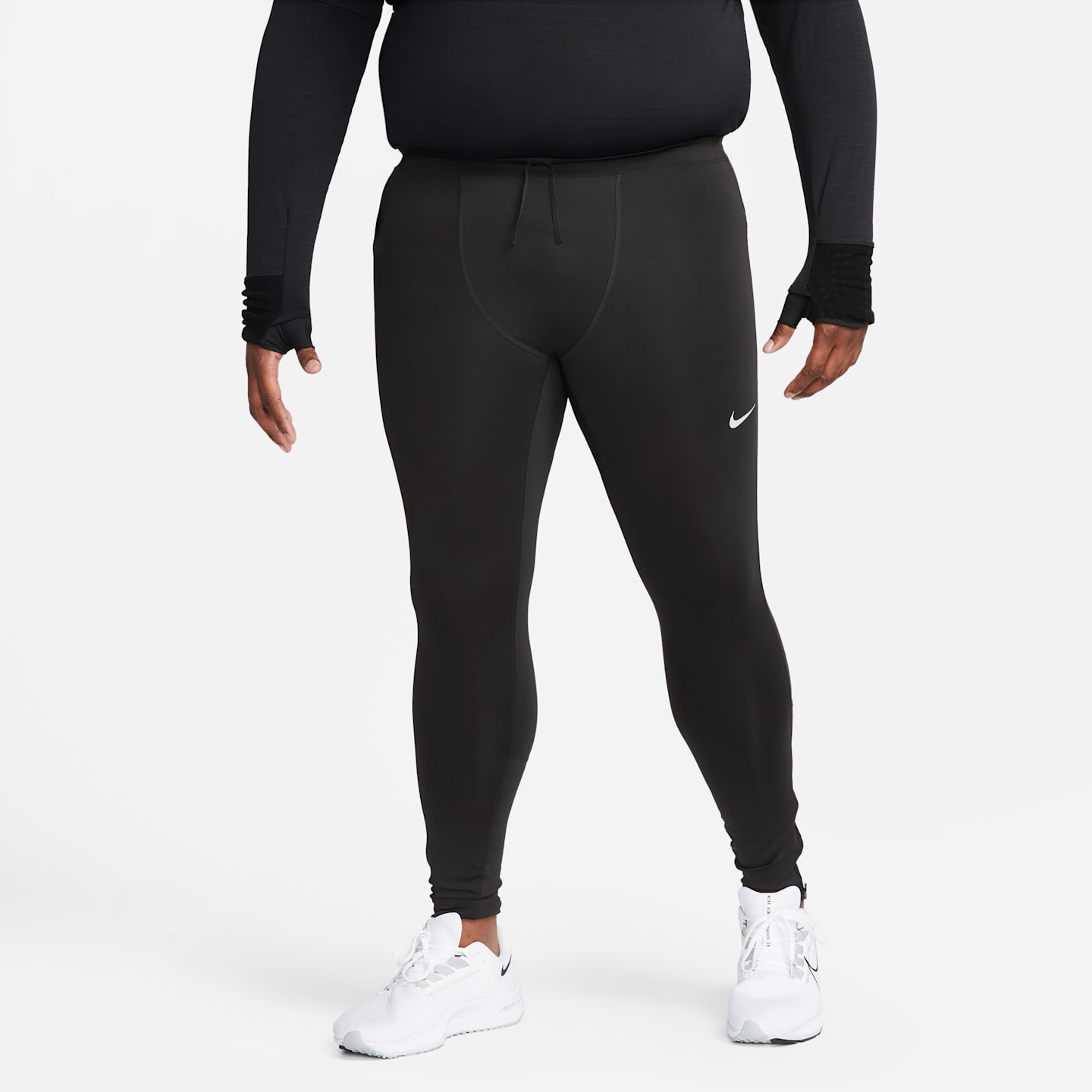 Мужские леггинсы Nike Challenger Dri-FIT Running Tights, цвет: Чёрный — фото 10