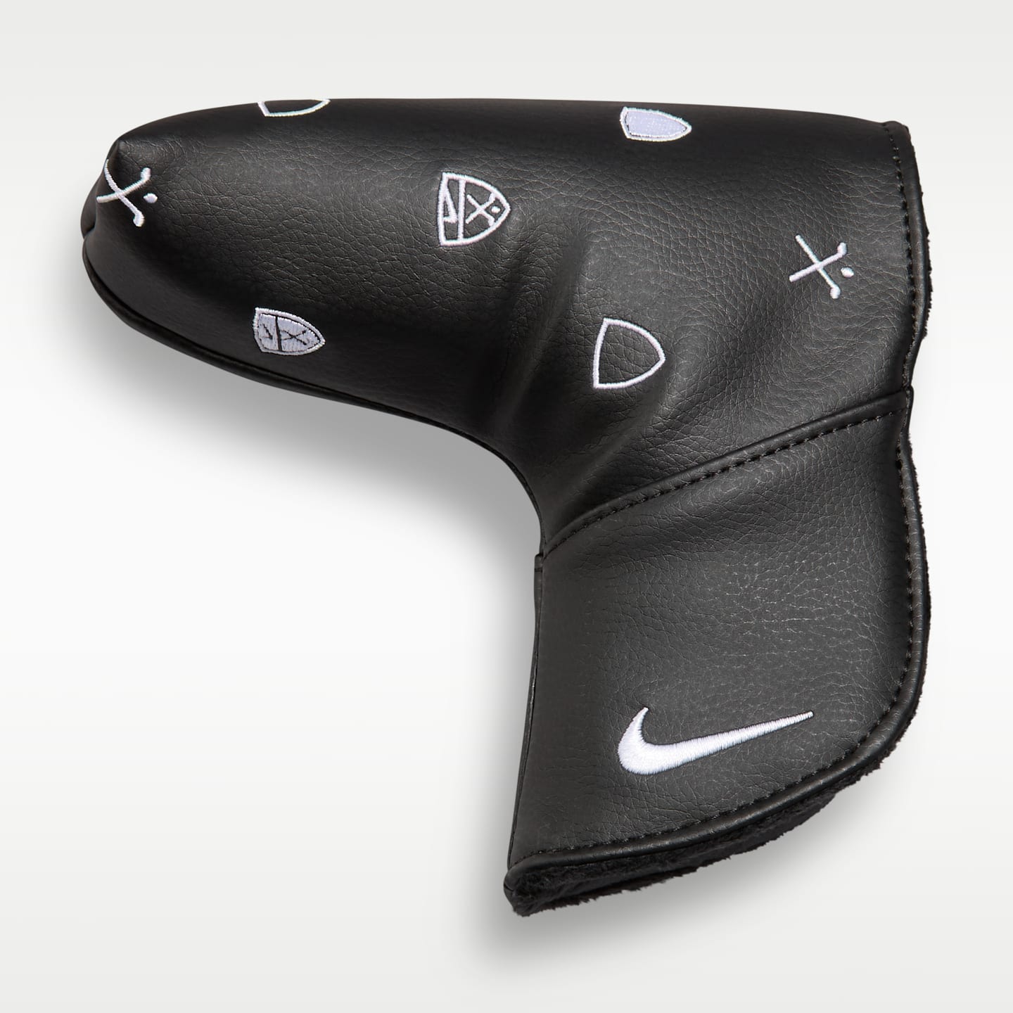Чехол на клюшку-паттер для гольфа Nike Tour Blade, цвет: Чёрный / Белый — фото 1
