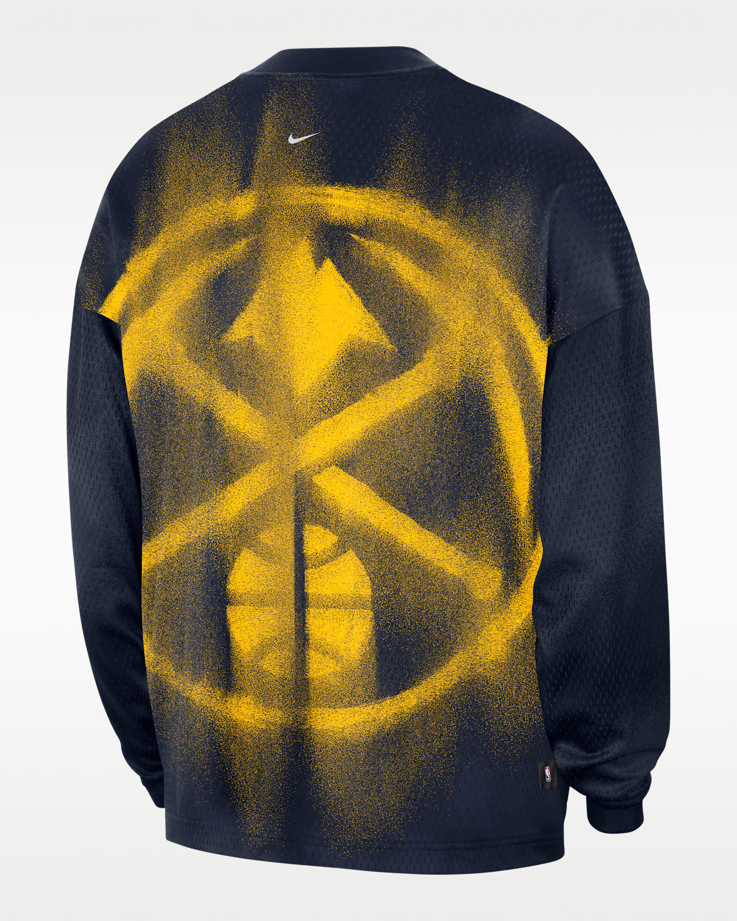Мужской баскетбольный лонгслив Nike Denver Nuggets Standard Issue, цвет: Тёмно-синий — фото 3