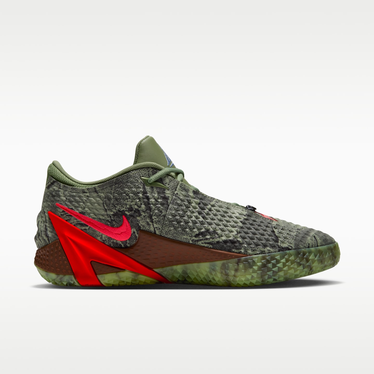 Мужские кроссовки Nike Ja 4 "Zombie" Basketball, цвет: Зелёный / Светлый лимонный — фото 3