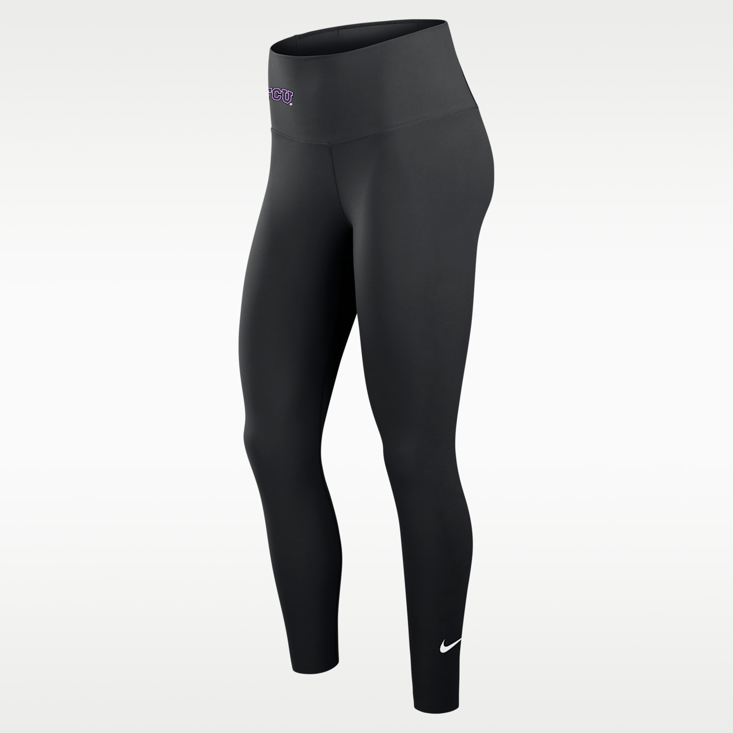 Женские леггинсы Nike One TCU Dri-FIT с высокой посадкой, цвет: Чёрный — фото 1