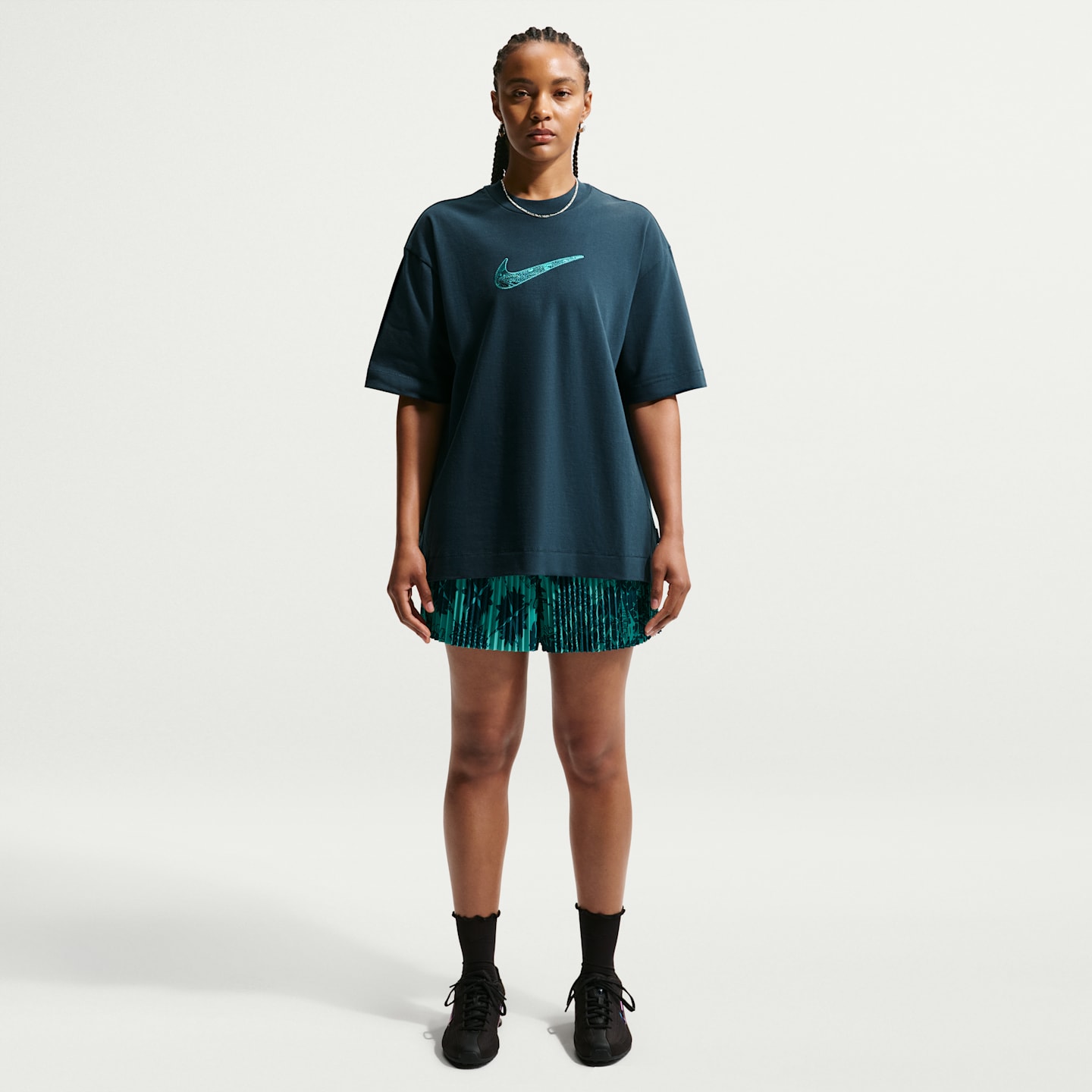 Женская футболка оверсайз Nike Naomi Osaka, цвет: Тёмно-синий — фото 4