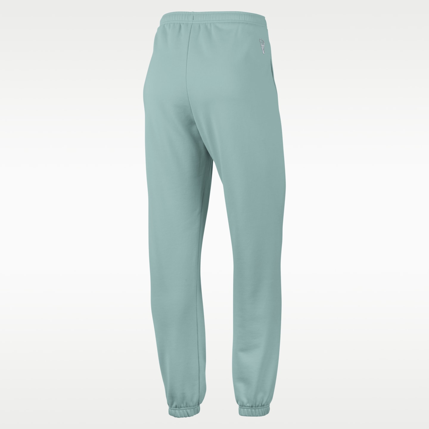 Женские брюки Nike New York Liberty French Terry Standard Cuffed, цвет: Минеральный / Белый — фото 2
