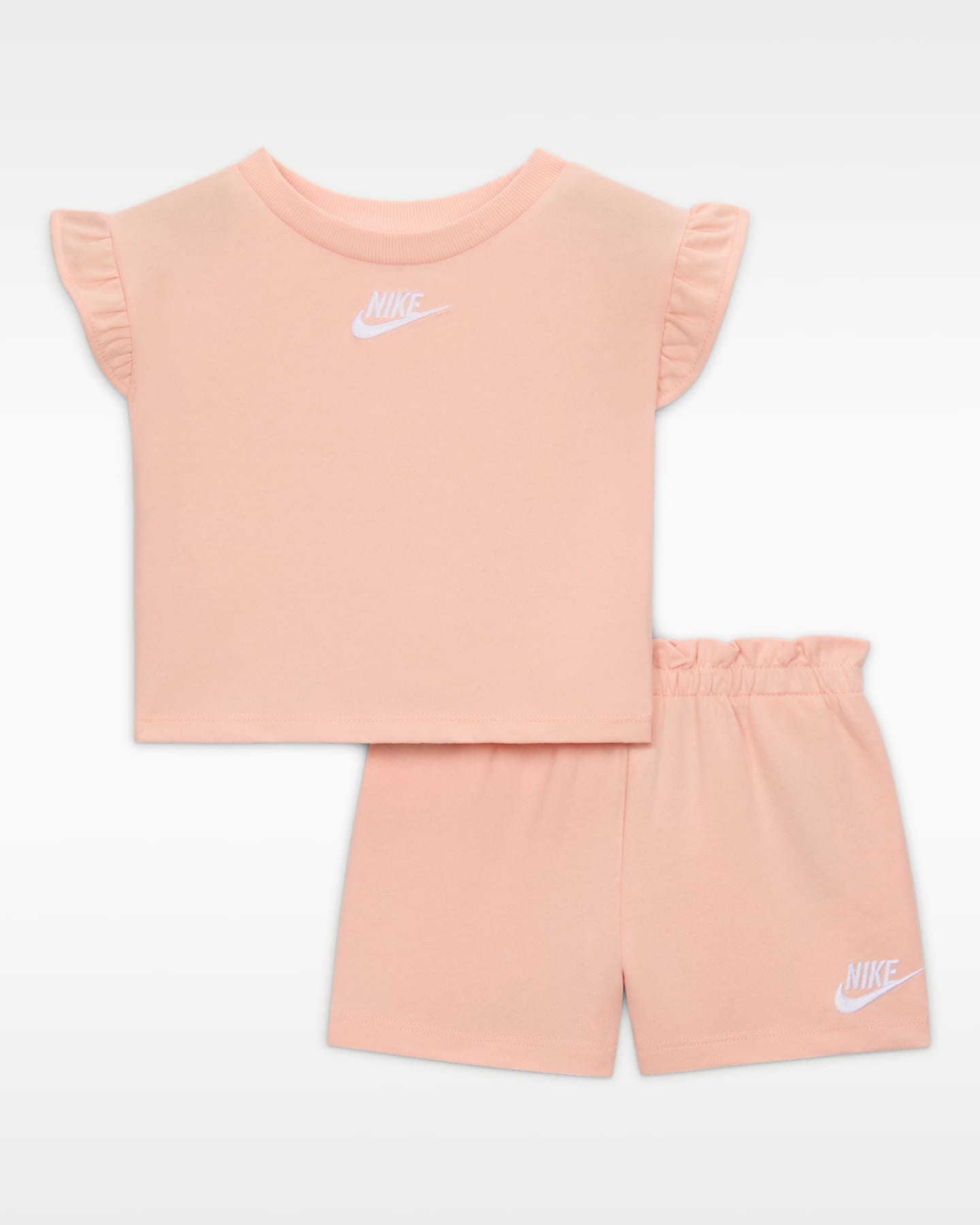 Комплект для малышей Nike из махрового трикотажа из 2 предметов, цвет: Оранжевый — фото 4