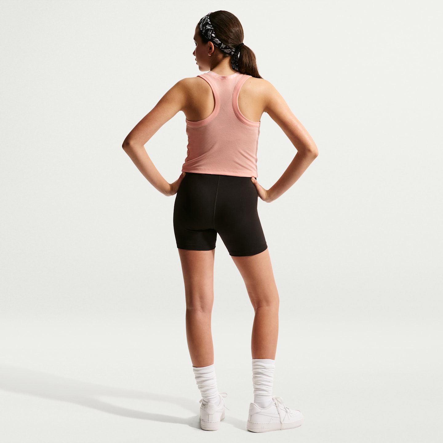 Детская майка для девочек Nike Sportswear Dri-FIT, цвет: Оранжевый — фото 5