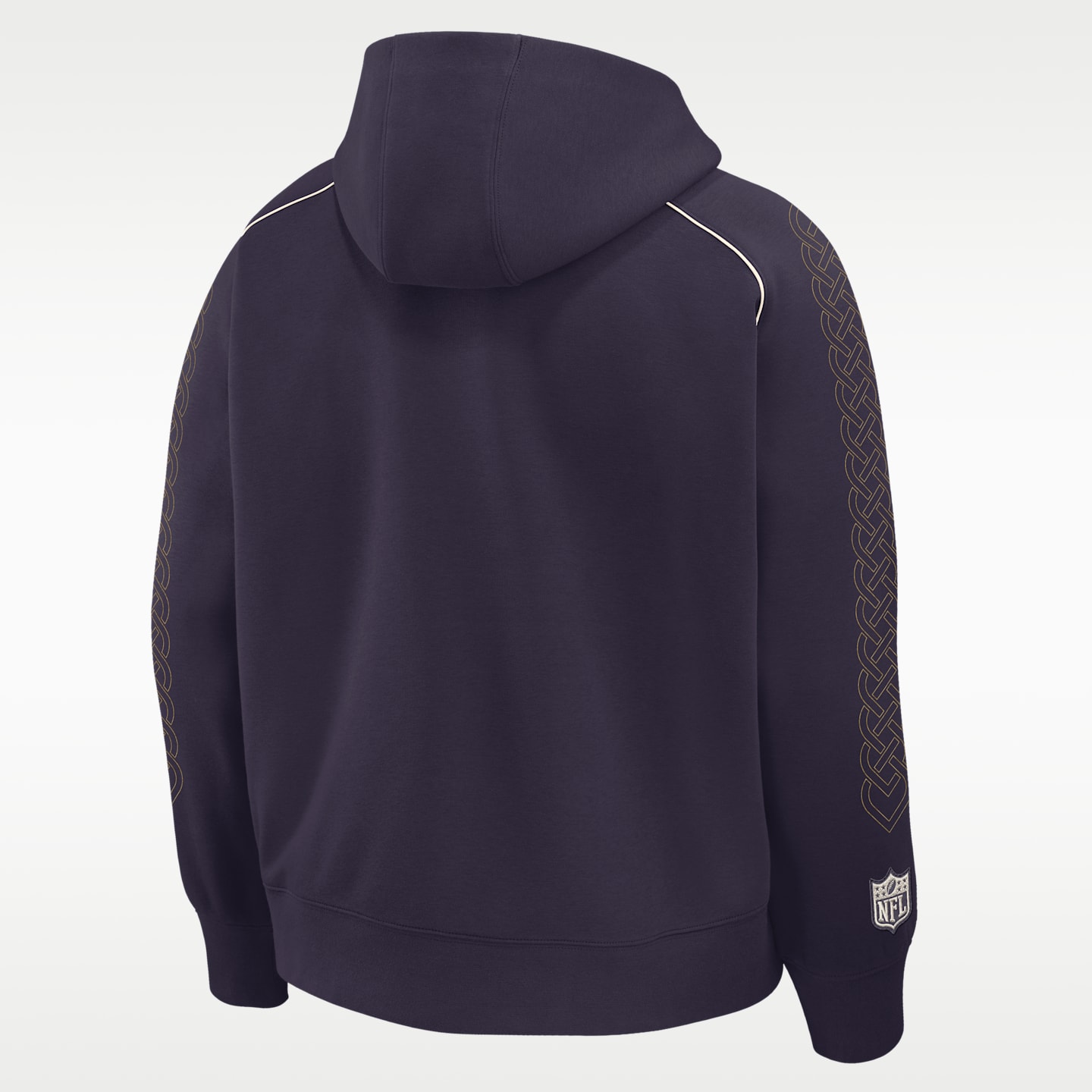 Мужское худи Nike Minnesota Vikings Rivalries Collection Air NFL Pullover, цвет: Фиолетовый — фото 2