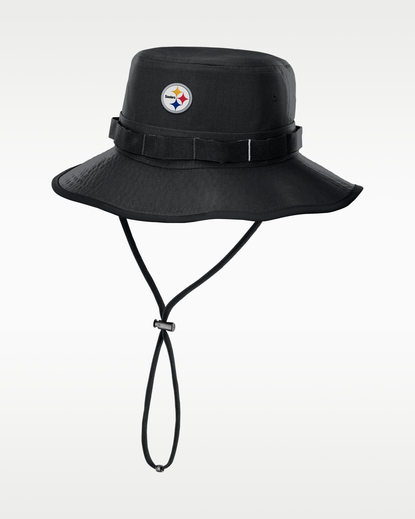 Мужская панама Nike Pittsburgh Steelers Primetime Apex Boonie Dri-FIT NFL, цвет: Чёрный — фото 3