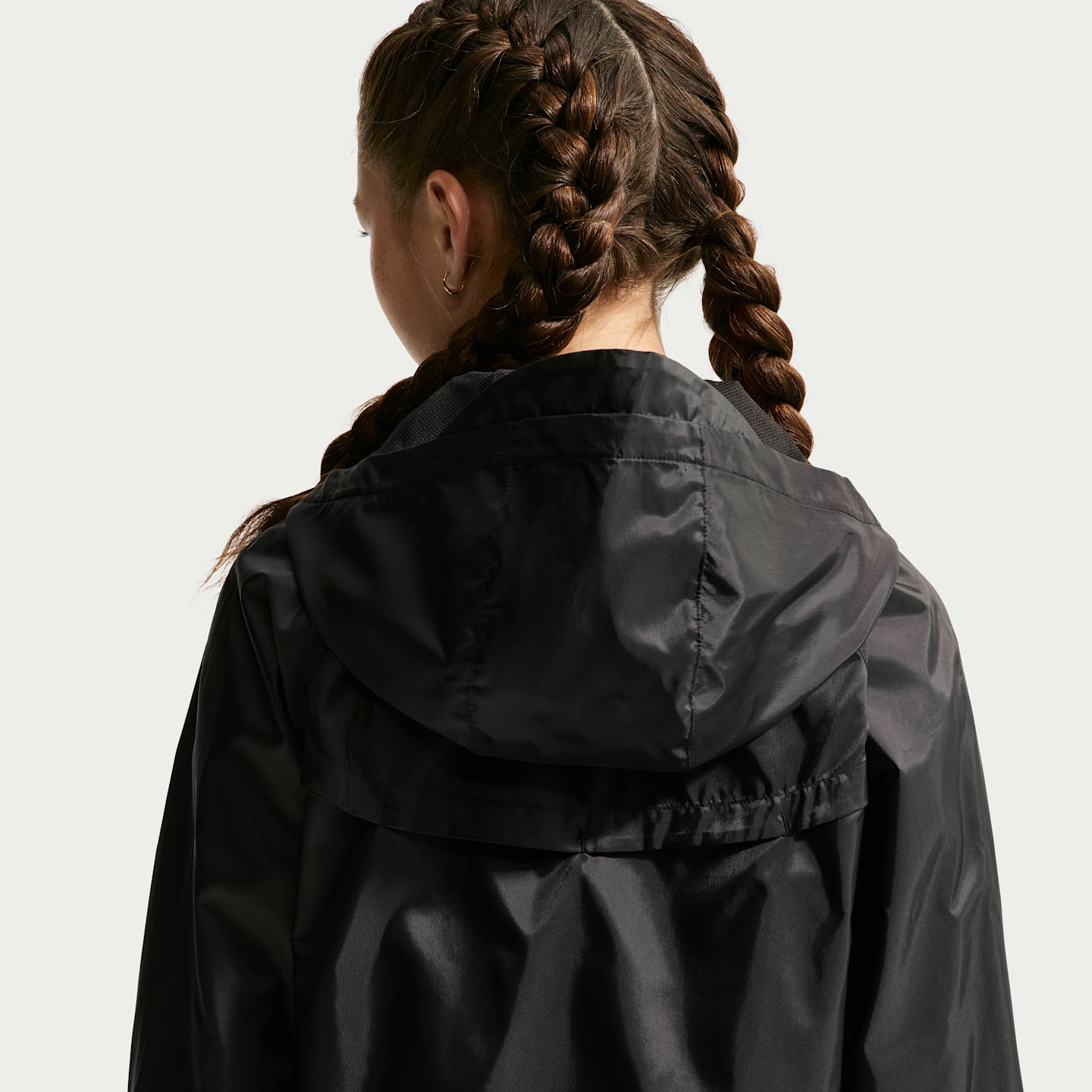 Детская куртка Nike Norway Dri-FIT Soccer Anthem, цвет: Чёрный / Красный — фото 2