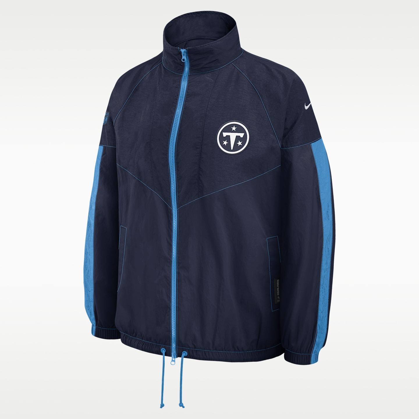 Женская куртка Nike Tennessee Titans Rivalries Collection NFL Oversized Full-Zip, цвет: Тёмно-синий — фото 1