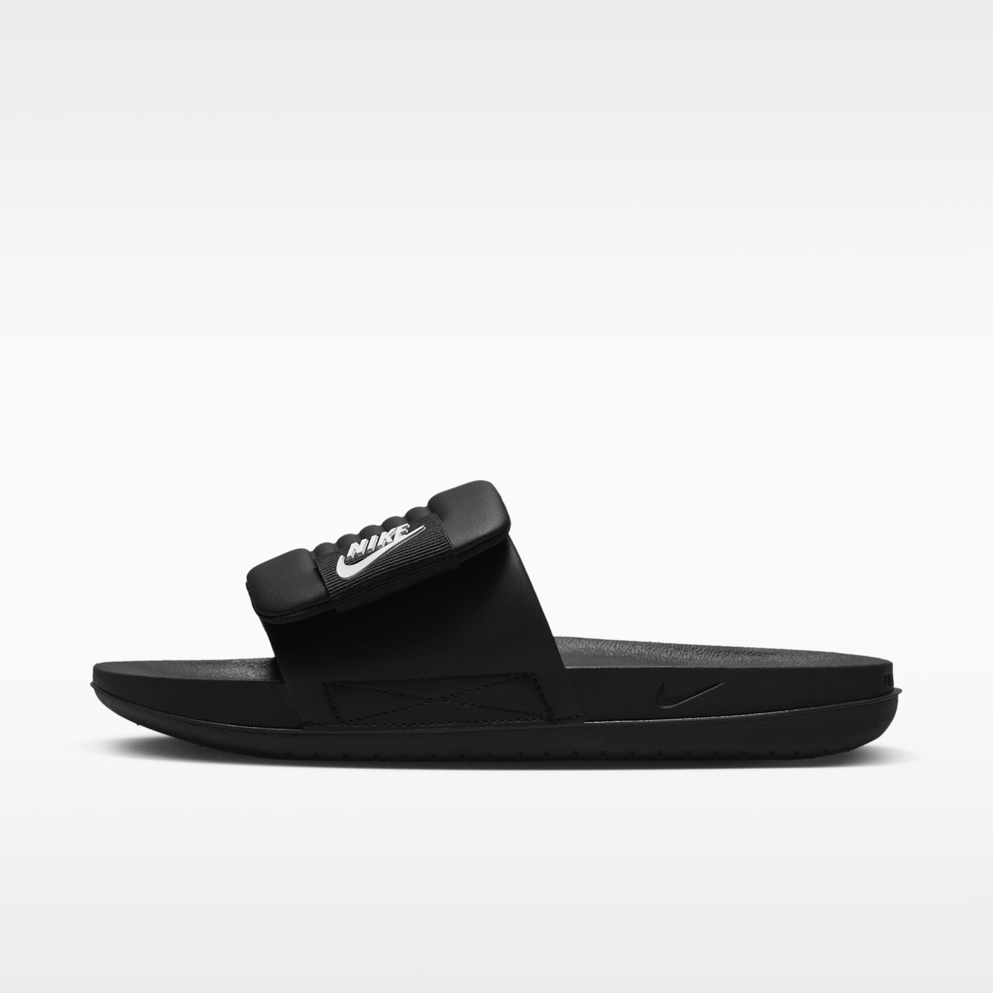 Женские сандалии Nike Offcourt Adjust, цвет: Чёрный / Белый — фото 2