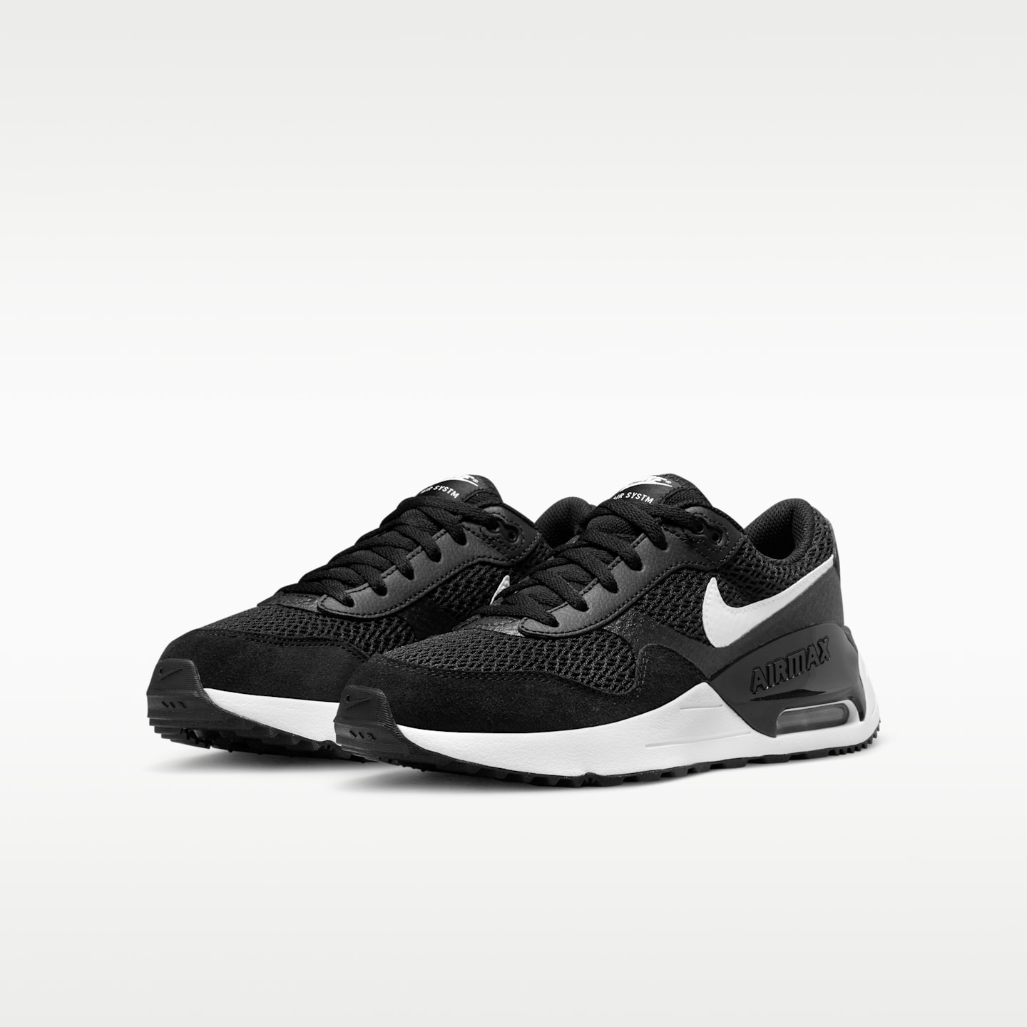 Детские кроссовки Nike Air Max Systm, цвет: Чёрный / Волчий серый — фото 5