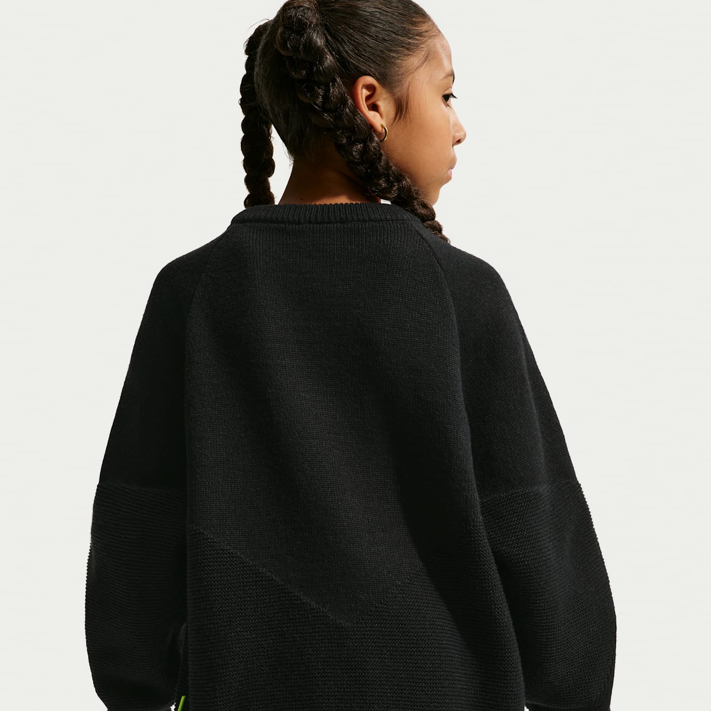Детский свитер Nike Sportswear Crew-Neck, цвет: Чёрный — фото 4