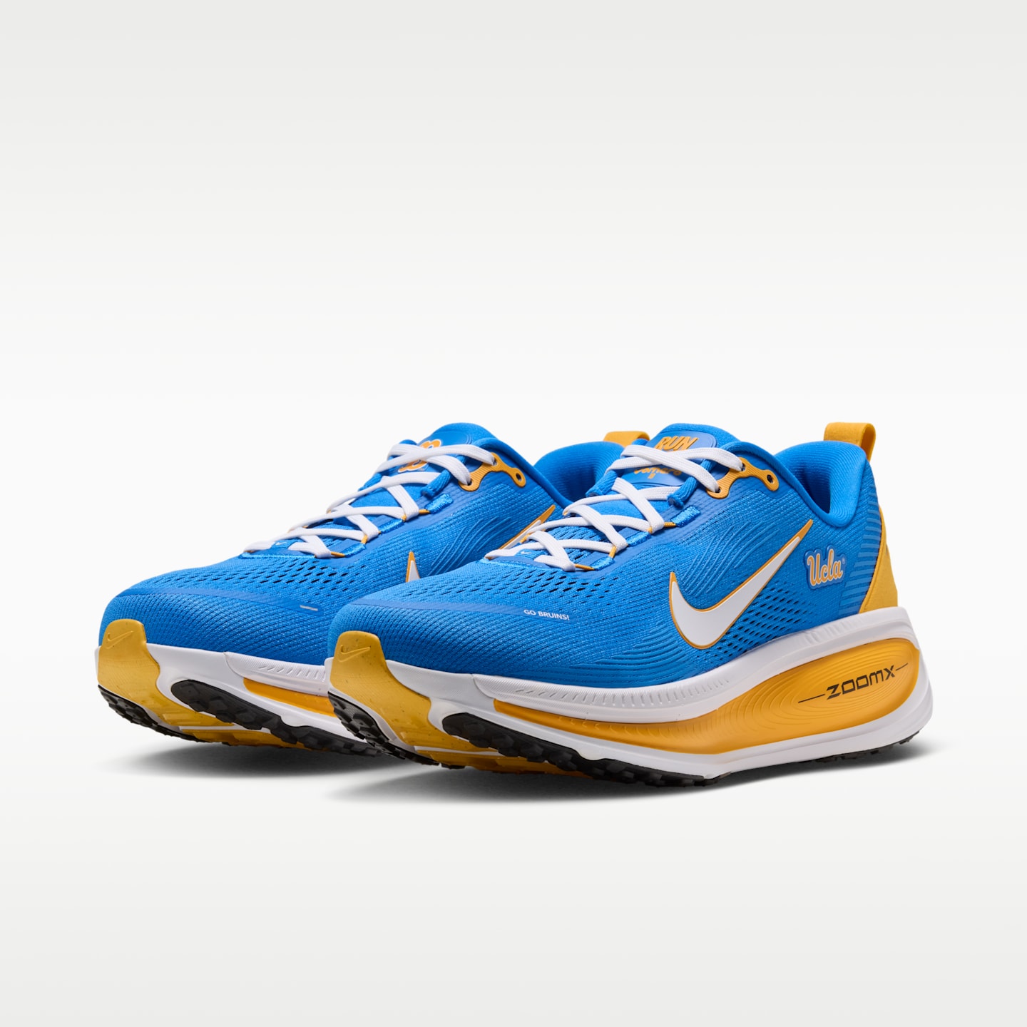 Мужские кроссовки Nike College Vomero 18 (Ucla) Road Running, цвет: Синий / Золотой — фото 5