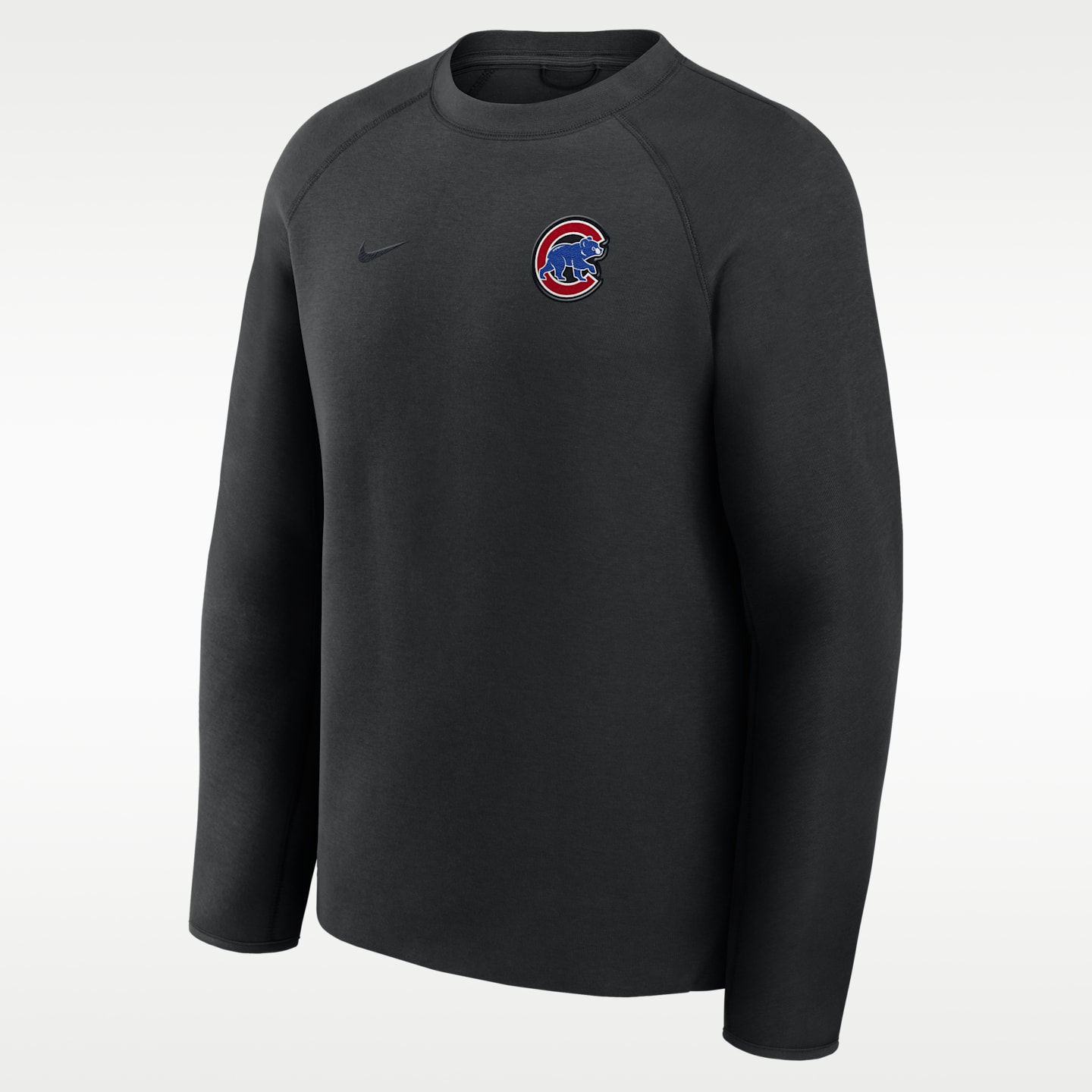 Мужской свитшот Nike Chicago Cubs Tech Fleece MLB, цвет: Чёрный — фото 1