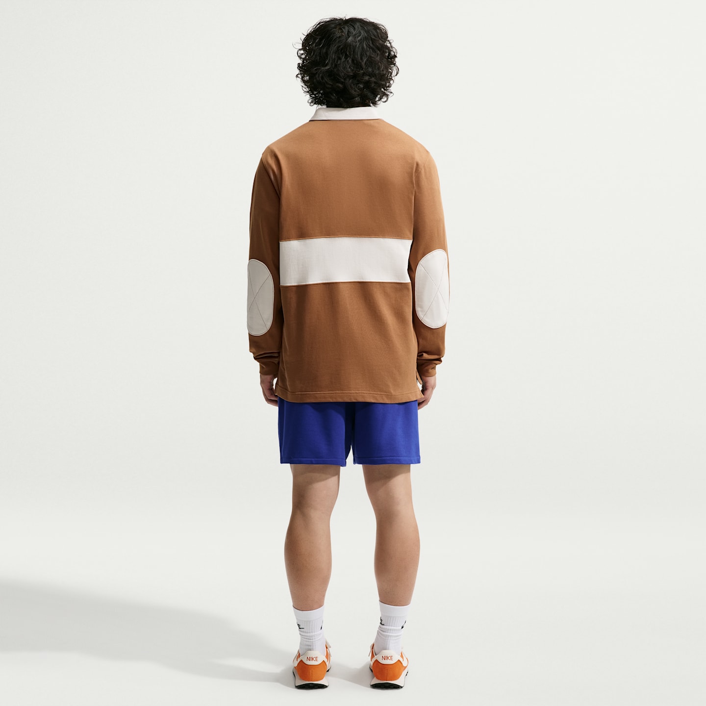 Мужской регбийный топ с длинным рукавом Nike Club, цвет: Коричневый — фото 5
