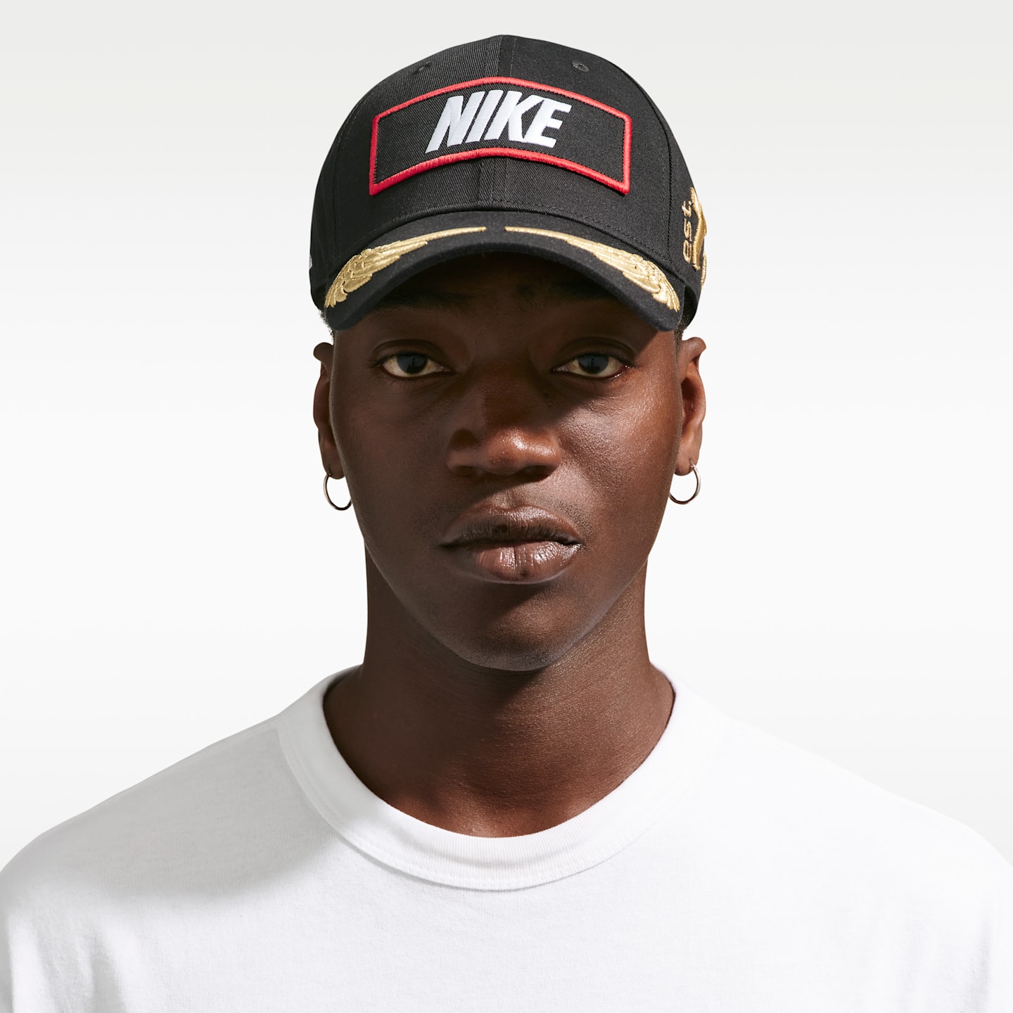 Кепка Nike Club Racing структурированная, цвет: Чёрный — фото 3