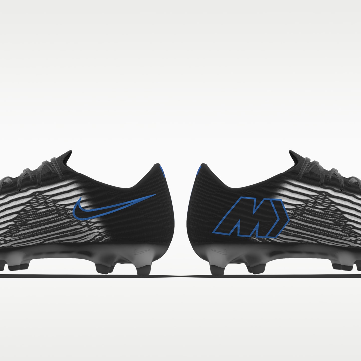 Мужские бутсы Nike Mercurial Superfly 11 Elite By You Custom Artificial-Grass Low-Top Soccer Cleats, цвет: Чёрный — фото 7
