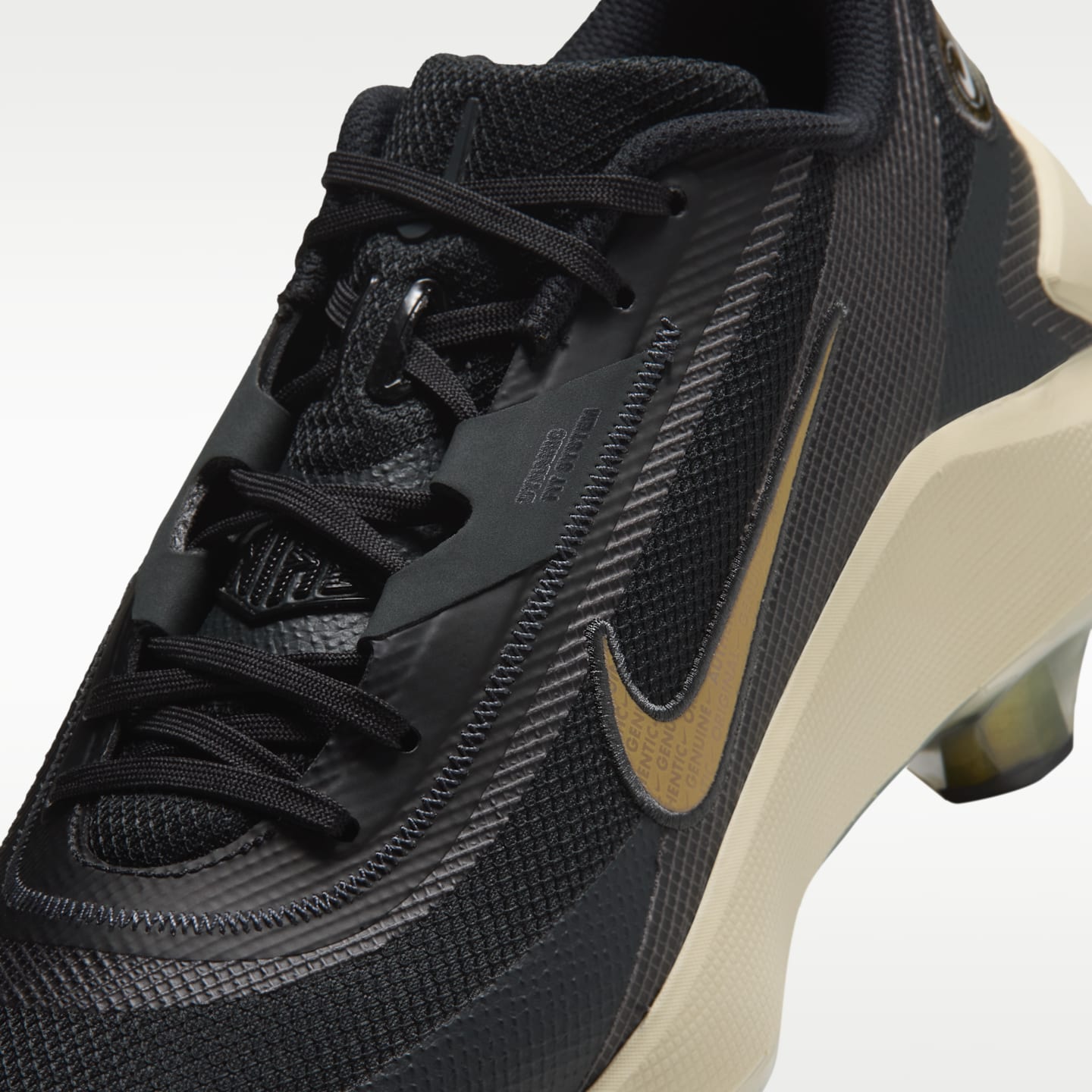 Бейсбольные бутсы Nike Diamond Showcase MCS, цвет: Чёрный / Светлый хаки — фото 8