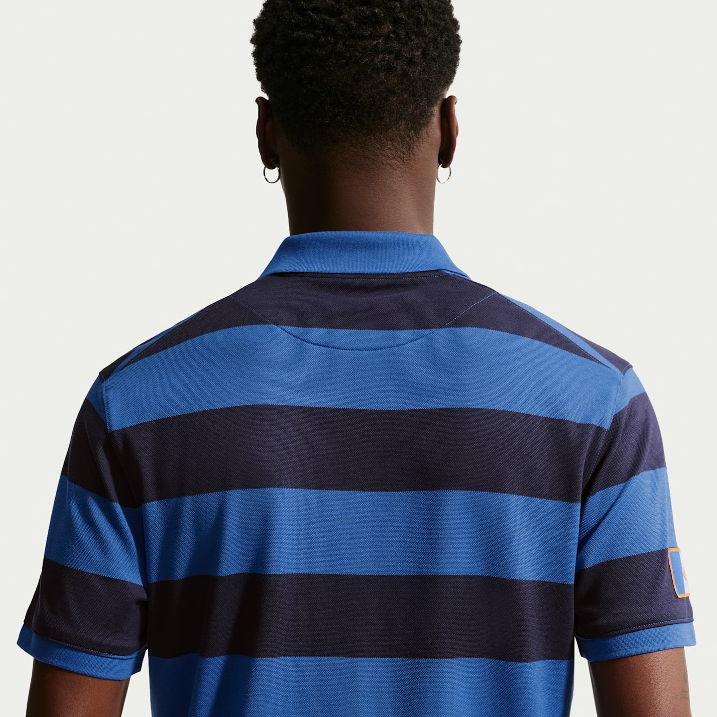 Мужские поло FFF The Nike Polo Dri-FIT Soccer Polo, цвет: Королевский синий / Медный — фото 2
