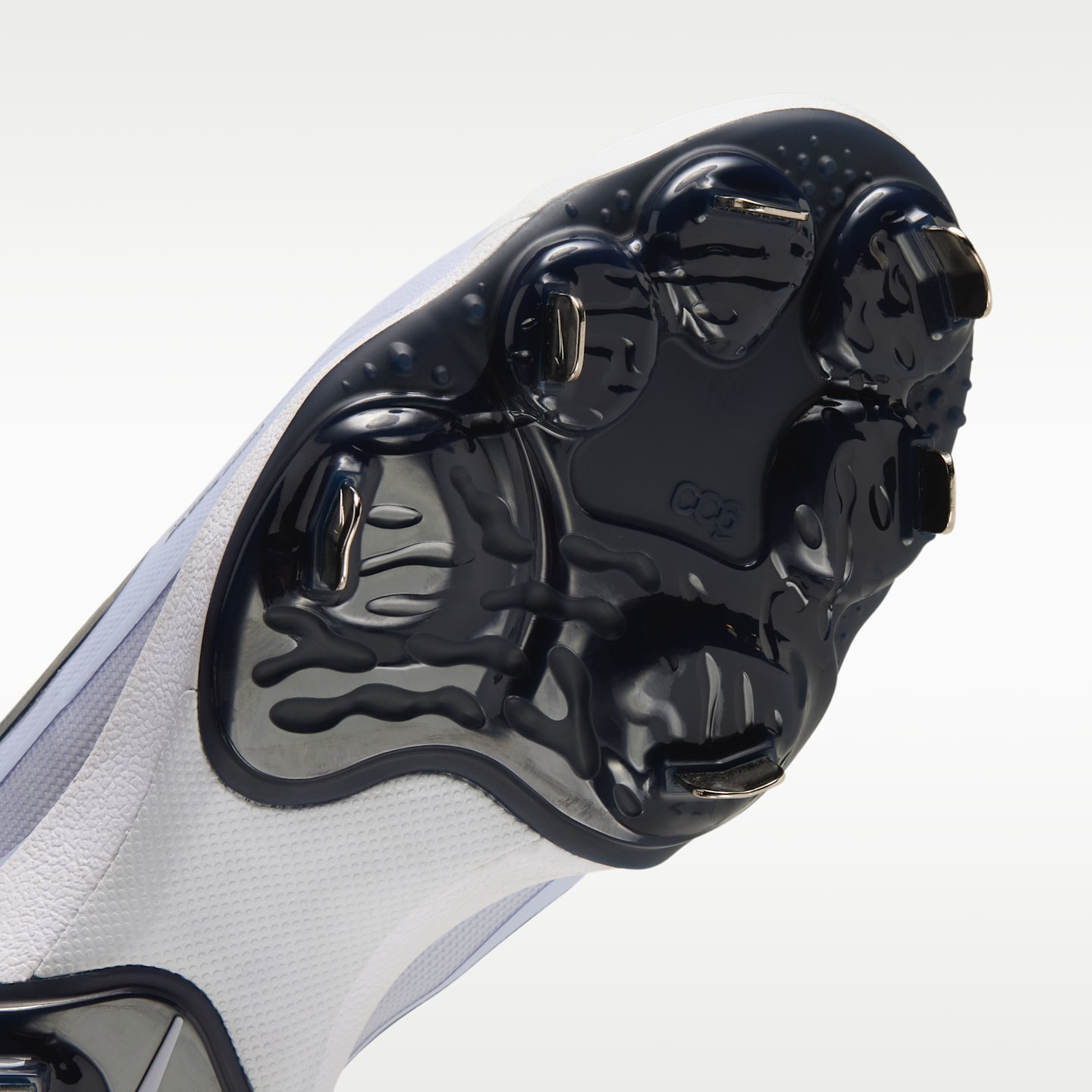 Женские бутсы Nike Diamond Standout MTL Softball, цвет: Фиолетовый / Тёмно-синий — фото 7