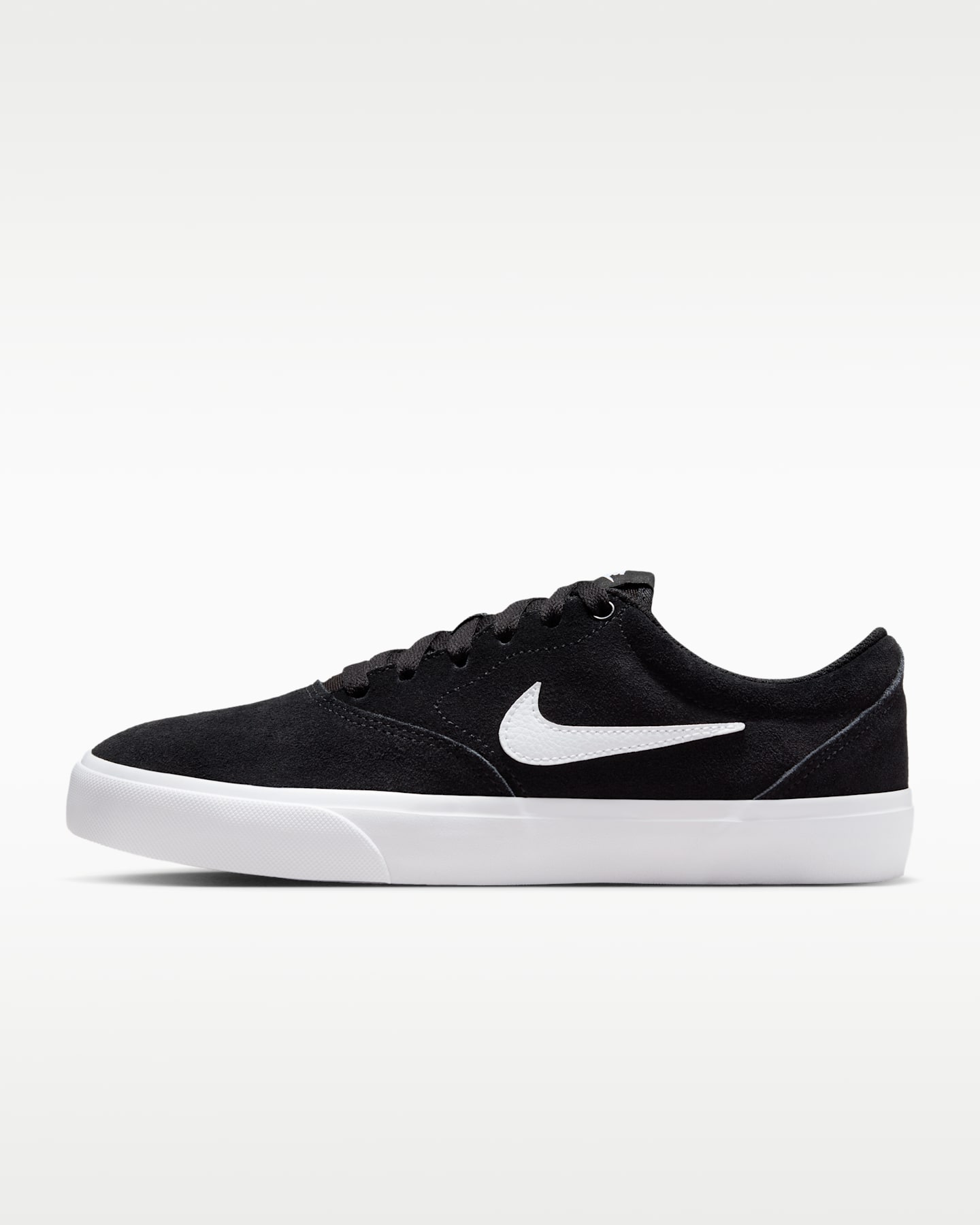 Женские кроссовки Nike Charge Suede SE, цвет: Чёрный / Белый — фото 9