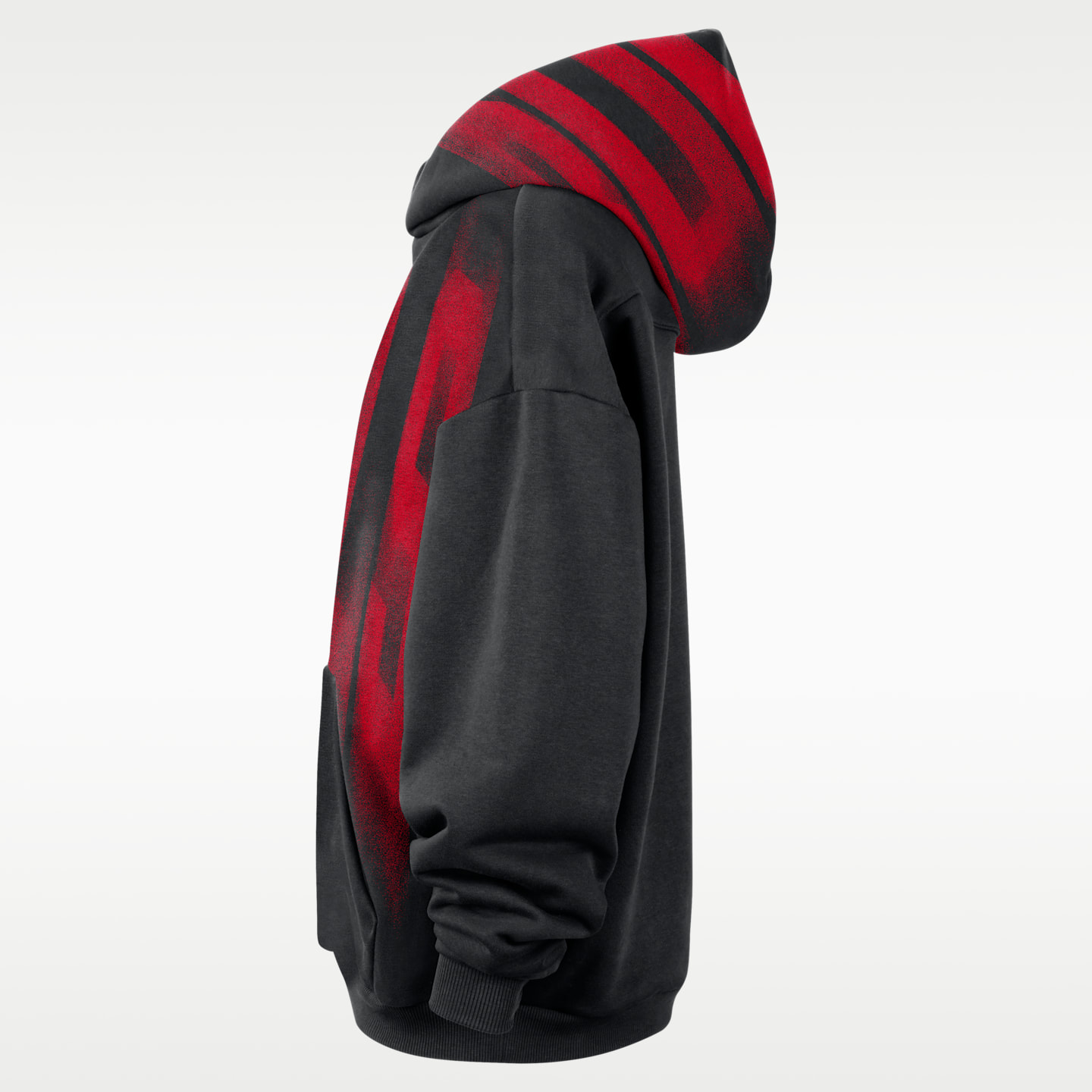 Мужское худи Nike Chicago Bulls Standard Issue Therma-FIT Fleece Basketball, цвет: Чёрный / Белый — фото 3