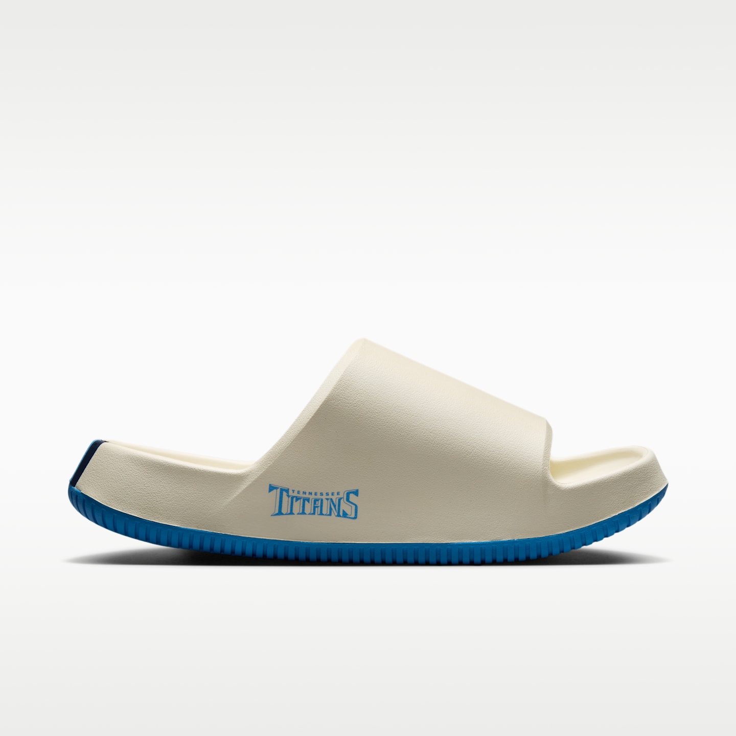 Мужские сандалии Nike Calm (Tennessee Titans) NFL, цвет: Молочный / Тёмно-синий — фото 4