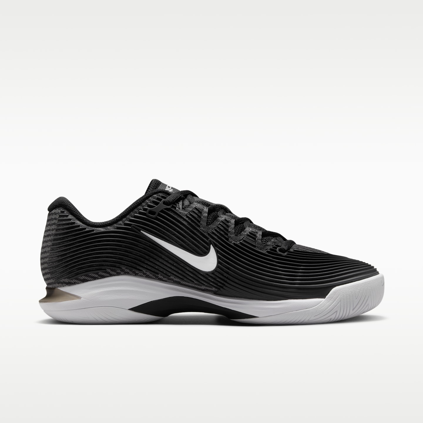 Женские кроссовки Nike Vapor 12 Clay Court Tennis Shoes, цвет: Чёрный / Серый — фото 3