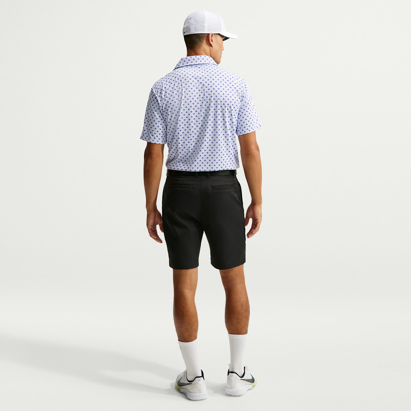 Мужское поло Nike Par Dri-FIT Printed Golf Polo, цвет: Фиолетовый — фото 5