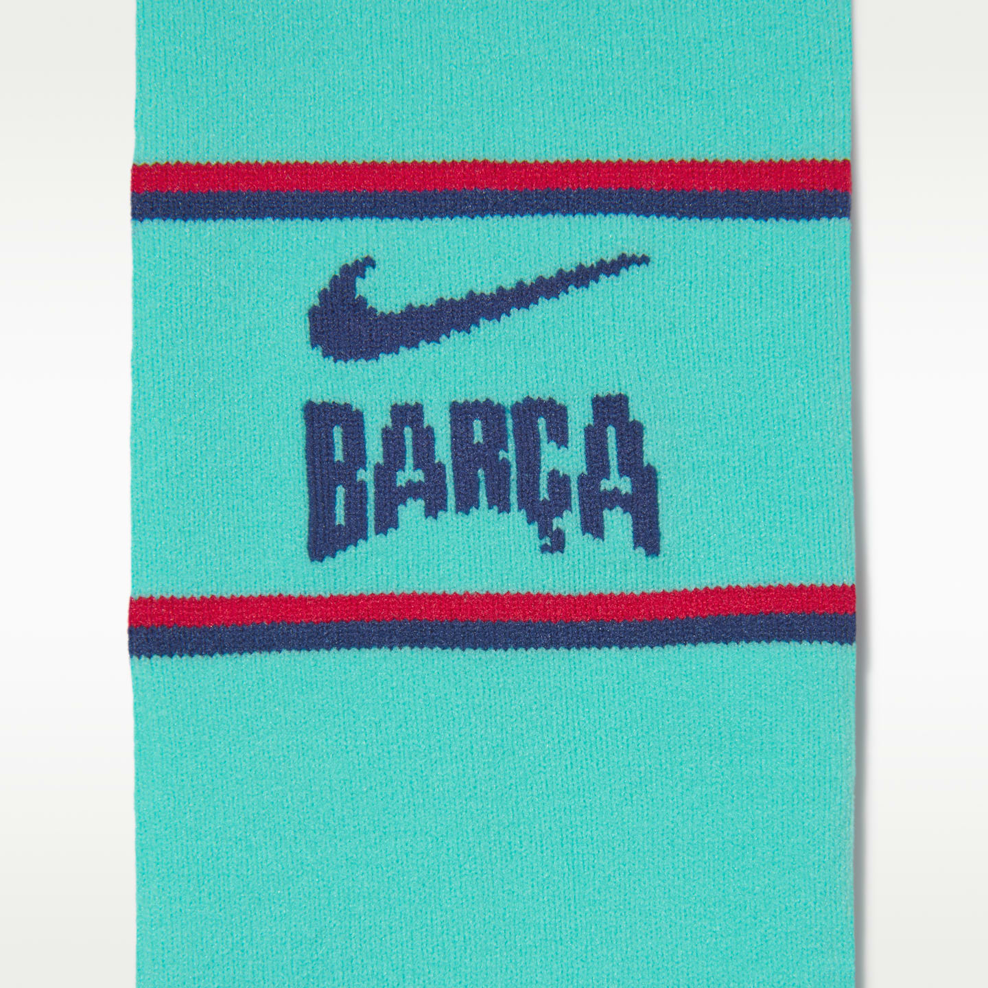 Детские комплекты Nike FC Barcelona 2026/27 Stadium Third Soccer Replica 3-Piece Kit, цвет: Зелёный морозный / Красный — фото 4