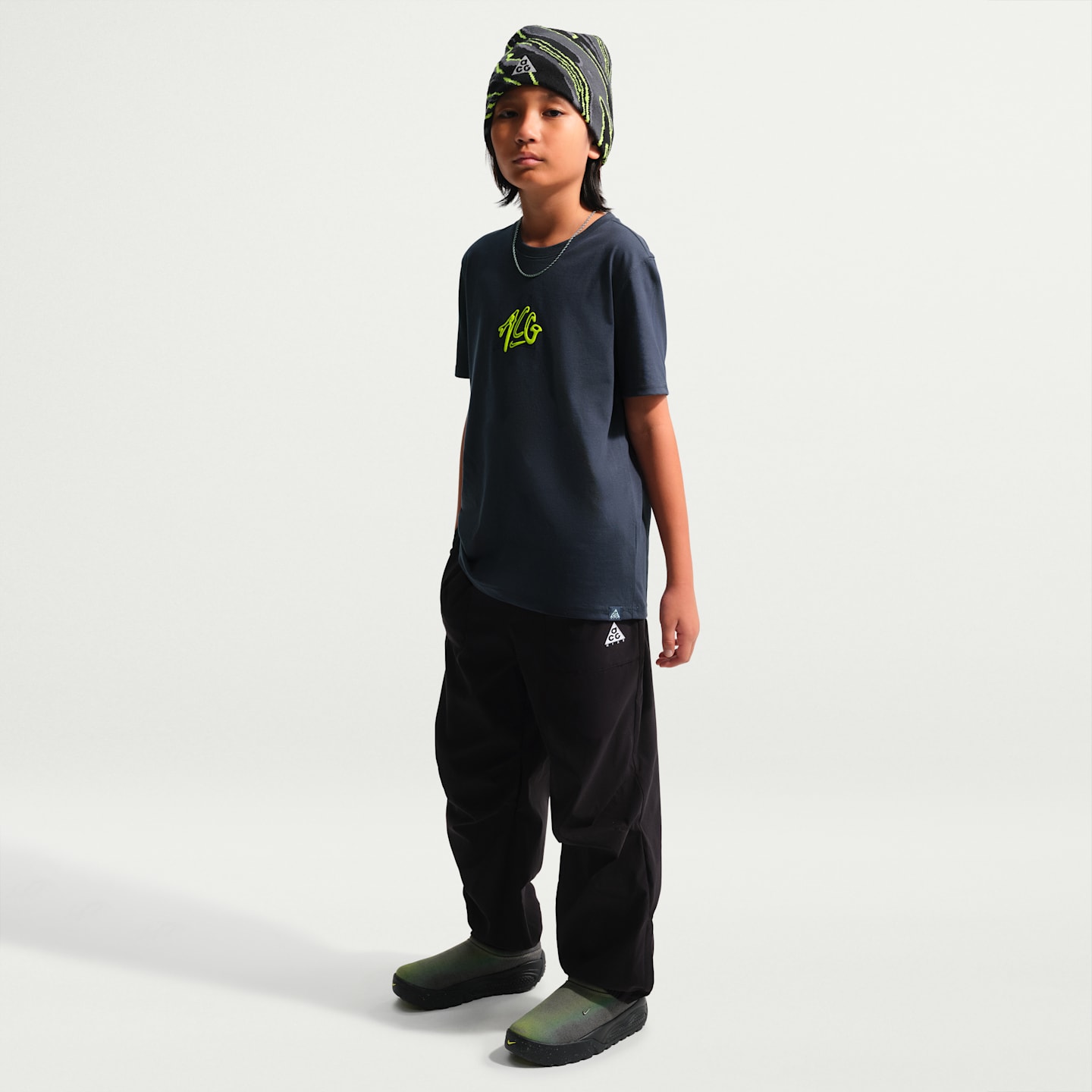 Детская футболка Nike ACG Dri-FIT Head in the Clouds, цвет: Gridiron — фото 4